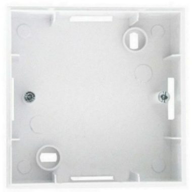 GAO 8734H OPAL Recessed Wall Mounting Box Single White