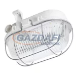   GAO 911170 LED hajólámpa ovális, fém védőráccsal, beépített LED fényforrással