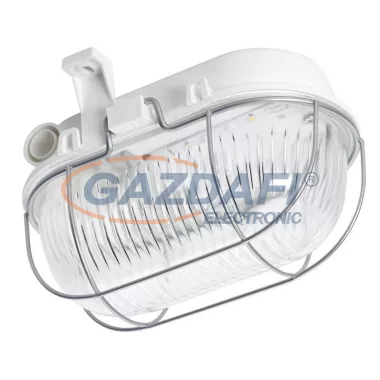 GAO 911170 LED hajólámpa ovális, fém védőráccsal, beépített LED fényforrással