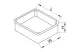 Cutie TRACON GD100 din gips-carton, simplu, cu capac, portocaliu 100 × 100 × 45mm, IP44