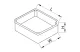 TRACON GD100 Gipszkarton doboz, sima, fedéllel, narancssárga 100×100×45mm - 2