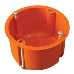   TRACON GD6021 Gipszkarton doboz, sima, fedél nélkül, narancssárga 65×45mm