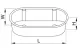 TRACON GD71D Gipszkarton doboz, dupla, fedél nélkül, narancssárga 140×65×45mm - 2