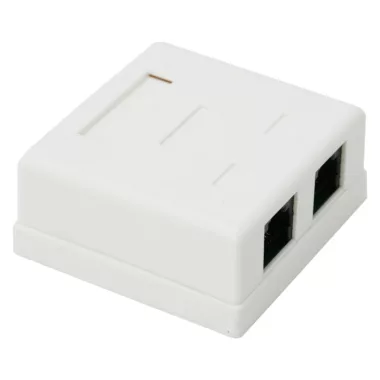 GLOBIZ 05385 Fali aljzat - dupla, 8P8C UTP Cat.5