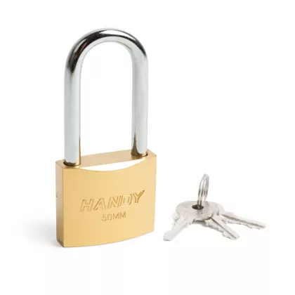 HANDY 10491C Lakat - hosszított - 50 mm, Ø7.5 mm kengyellel HANDY 10491C Lakat - hosszított - 50 mm, Ø7.5 mm kengyellel