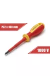 HANDY 10572 Csavarhúzó - PZ2 x 100 mm - 1000V-ig szigetelt HANDY 10572 Csavarhúzó - PZ2 x 100 mm - 1000V-ig szigetelt