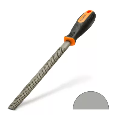 HANDY 10615 Ráspoly fához - félkerek, tompavégű - közepes durvaságú HANDY 10615 Ráspoly fához - félkerek, tompavégű - közepes durvaságú