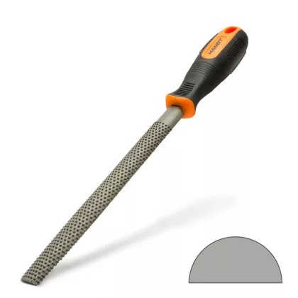 HANDY 10615 Ráspoly fához - félkerek, tompavégű - közepes durvaságú HANDY 10615 Ráspoly fához - félkerek, tompavégű - közepes durvaságú