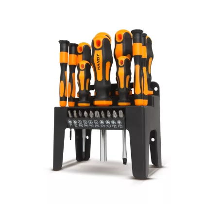 HANDY 10700 Csavarhúzó készlet tárolóval - 22 részes HANDY 10700 Csavarhúzó készlet tárolóval - 22 részes