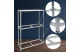 GLOBIZ 10843 Gumiabroncs tároló állvány - fém - 180 x 120 x 40 cm GLOBIZ 10843 Gumiabroncs tároló állvány - fém - 180 x 120 x 40 cm