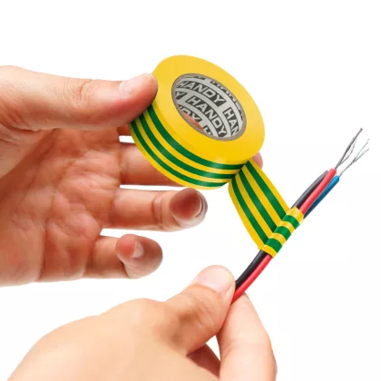 HANDY 11089X Szigetelőszalag - 15 mm · 10 m - sárga-zöld HANDY 11089X Szigetelőszalag - 15 mm · 10 m - sárga-zöld