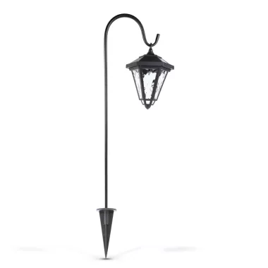 GARDEN OF EDEN 11236B LED-es szolár lámpa - kandeláber - 80 cm - fekete - hidegfehér GARDEN OF EDEN 11236B LED-es szolár lámpa - kandeláber - 80 cm - fekete - hidegfehér