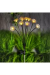 GARDEN OF EDEN 11272 Leszúrható szolár lámpa - kamilla - 10 melegfehér LED - 80 cm