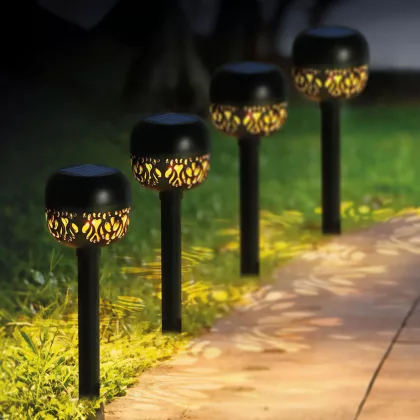 GARDEN OF EDEN 11276 Leszúrható szolár lámpa - 1 melegfehér LED - 8 x 8 x 38 cm GARDEN OF EDEN 11276 Leszúrható szolár lámpa - 1 melegfehér LED - 8 x 8 x 38 cm
