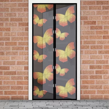 GARDEN OF EDEN 11398C Szúnyogháló függöny ajtóra - mágneses - 100 x 210 cm - pillangós GARDEN OF EDEN 11398C Szúnyogháló függöny ajtóra - mágneses - 100 x 210 cm - pillangós