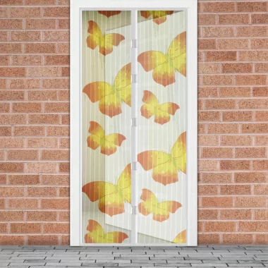 GARDEN OF EDEN 11398L Szúnyogháló függöny ajtóra - mágneses - 100 x 210 cm - sárga pillangós GARDEN OF EDEN 11398L Szúnyogháló függöny ajtóra - mágneses - 100 x 210 cm - sárga pillangós