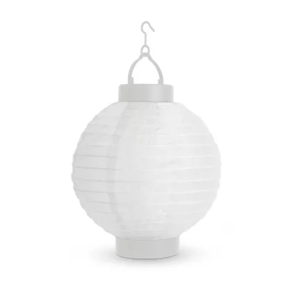   GARDEN OF EDEN 11399F-WH Szolár lampion - fehér - hidegfehér LED - 21 cm
