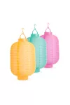 GARDEN OF EDEN 11399G Szolár lampion - 3 színben - hidegfehér LED - 21 cm