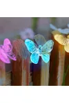 GARDEN OF EDEN 11758A LED szolár fényfüzér - pillangó - 2 m - 10 színes LED