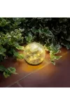 GARDEN OF EDEN 11760A Leszúrható szolár üveggömb - 10 cm - 10 melegfehér LED GARDEN OF EDEN 11760A Leszúrható szolár üveggömb - 10 cm - 10 melegfehér LED