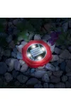 GARDEN OF EDEN 11767A LED-es leszúrható szolár lámpa - piros - hidegfehér - 11,5 x 2,3 cm