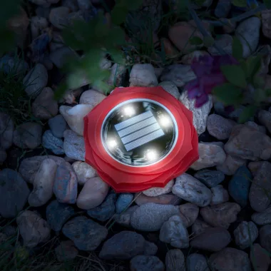 GARDEN OF EDEN 11767A LED-es leszúrható szolár lámpa - piros - hidegfehér - 11,5 x 2,3 cm GARDEN OF EDEN 11767A LED-es leszúrható szolár lámpa - piros - hidegfehér - 11,5 x 2,3 cm