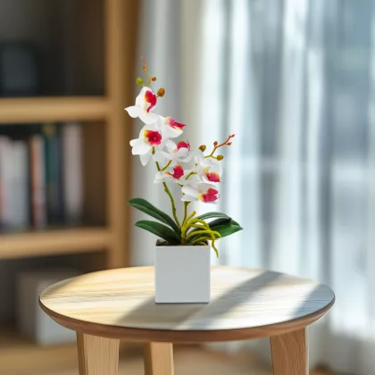 GLOBIZ 11902 Műnövény dekoráció - orchidea - 3 féle - 37 cm GLOBIZ 11902 Műnövény dekoráció - orchidea - 3 féle - 37 cm