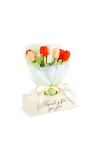 GLOBIZ 11976 Műnövény dekoráció - tulipán - 24,5 x 11,5 x 40 cm