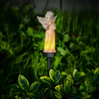 GARDEN OF EDEN 13002A Szolár angyalka - imádkozó - 1 melegfehér LED - műgyanta - 49 x 11 x 6,5 cm GARDEN OF EDEN 13002A Szolár angyalka - imádkozó - 1 melegfehér LED - műgyanta - 49 x 11 x 6,5 cm