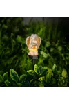 GARDEN OF EDEN 13002B Szolár angyalka - pillangó - 1 melegfehér LED - műgyanta - 42 x 11 x 6,5 cm
