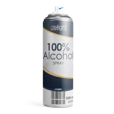 DELIGHT 17289C 100% Alkohol spray - 500 ml DELIGHT 17289C 100% Alkohol spray - 500 ml