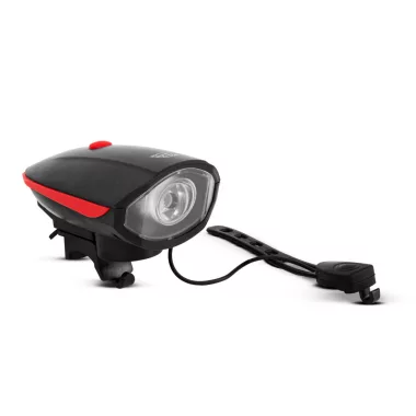 WHEEL ZONE 18582 Kerékpár lámpa elektromos kürttel - XPE LED - 400 mAh - 450 lm - IP55 WHEEL ZONE 18582 Kerékpár lámpa elektromos kürttel - XPE LED - 400 mAh - 450 lm - IP55