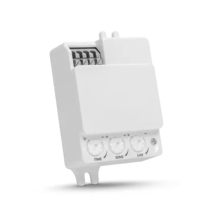 DELIGHT 18698 Beépíthető rejtett mozgásérzékelő - 360° - 5,8 Ghz - max 10 m - max 1200W - IP20 DELIGHT 18698 Beépíthető rejtett mozgásérzékelő - 360° - 5,8 Ghz - max 10 m - max 1200W - IP20
