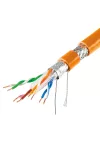 DELIGHT 20049 Vezeték SF/UTP fali Cat.6A (500m) BC - 4P 23AWG SOLID - Fluke pass