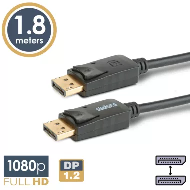 DELIGHT 20333A DisplayPort - Displayport kábel - 1.2 - 1080p - 1,8 m