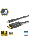 DELIGHT 20335B Type-C - DisplayPort kábel - 1.4 - 4K - 1,8 m DELIGHT 20335B Type-C - DisplayPort kábel - 1.4 - 4K - 1,8 m