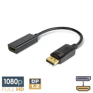 DELIGHT 20337 DisplayPort - HDMI adapter - 1.2 - 1080P DELIGHT 20337 DisplayPort - HDMI adapter - 1.2 - 1080P