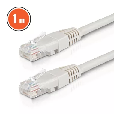 DELIGHT 20342 Patch kábel - UTP - CAT6 - CCA - 1 m - szürke