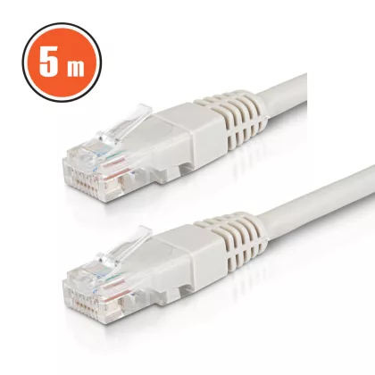 DELIGHT 20345 Patch kábel - UTP - CAT6 - CCA - 5 m - szürke DELIGHT 20345 Patch kábel - UTP - CAT6 - CCA - 5 m - szürke