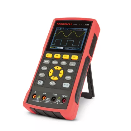 MAXWELL-DIGITAL 25360 Kézi oszcilloszkóp - akkumulátoros - 3.5" színes LCD - AC/DC, 400V, 40MHz, 2 csatorna, 8K/4K MAXWELL-DIGITAL 25360 Kézi oszcilloszkóp - akkumulátoros - 3.5" színes LCD - AC/DC, 400V, 40MHz, 2 csatorna, 8K/4K