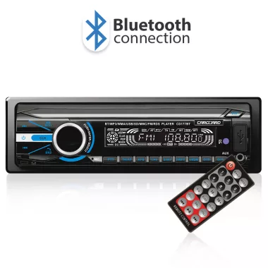 CARGUARD 39702 MP3 lejátszó Bluetooth-szal, FM tunerrel és SD / MMC / USB olvasóval