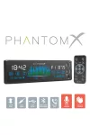 MNC 39752 Fejegység "PhantomX" - 1 DIN - 4 x 50 W - gesztusvezérlés - BT - MP3 - AUX - USB MNC 39752 Fejegység "PhantomX" - 1 DIN - 4 x 50 W - gesztusvezérlés - BT - MP3 - AUX - USB
