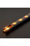 PHENOM 41011A2-BK LED aluminium profil sín - 2000 x 23(17) x 8 mm - süllyeszthető U profil - fekete PHENOM 41011A2-BK LED aluminium profil sín - 2000 x 23(17) x 8 mm - süllyeszthető U profil - fekete