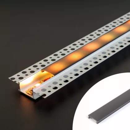 PHENOM 41025M1-BK LED aluminium profil takaró búra - fekete - 1000 mm (41025A1-hez) PHENOM 41025M1-BK LED aluminium profil takaró búra - fekete - 1000 mm (41025A1-hez)
