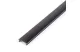 PHENOM 41025M1-BK LED aluminium profil takaró búra - fekete - 1000 mm (41025A1-hez)