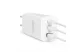 DELIGHT 55042 Hálózati Adapter - USB-A 20W + Type-C PD45W gyorstöltéssel - fehér - 2