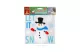 FAMILY 55204C Zselés ablakdekor - karácsonyi - 3 FAMILY 55204C Zselés ablakdekor - karácsonyi - 3