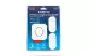 DELIGHT 55332WH-2 Digitális elem- és vezeték nélküli csengő - Kinetic - 2 kültéri - fehér - kék LED