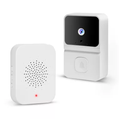 DELIGHT 55385WH Smart videó kaputelefon szett - Wi-Fi-s, akkumulátoros - HD - fehér
