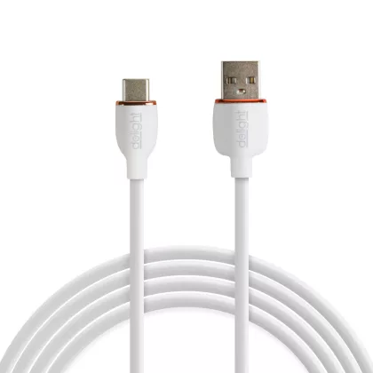 DELIGHT 55553WH-1 Adatkábel - Type-C / USB-A - fehér - 1 m - 2.4A - 12 W DELIGHT 55553WH-1 Adatkábel - Type-C / USB-A - fehér - 1 m - 2.4A - 12 W